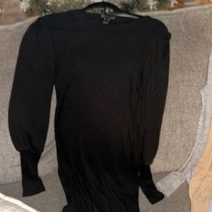 Black long sleeve dress